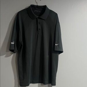 Nike Men's Dark Gray Polo Shirt Medium